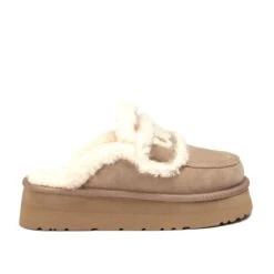 UGG Chloe Fluffy Platform Scuff -UGG Originals Shop 5087