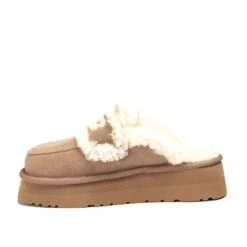 UGG Chloe Fluffy Platform Scuff -UGG Originals Shop 5089