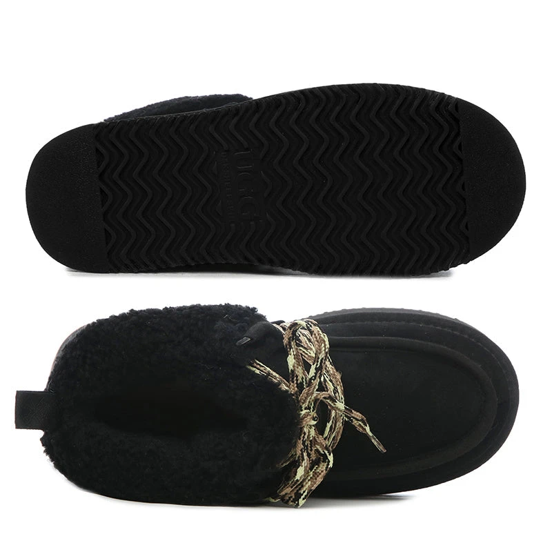 UGG Premium Fluffy-Lace Platform Boots 10 UGG Premium Fluffy-Lace Platform Boots - Image 10