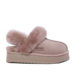UGG Fluffy Strappy Platform Scuff -UGG Originals Shop HSY 5449
