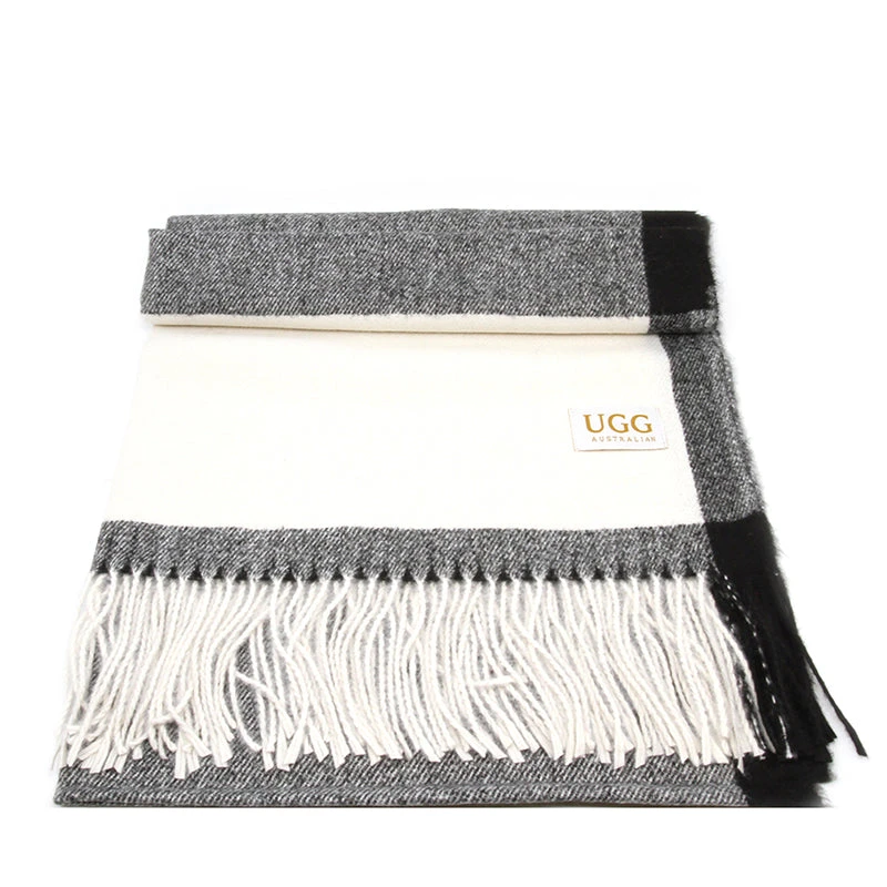 Two Tone Premium Wool Scarf 7 Two Tone Premium Wool Scarf - Image 7