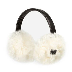 UGG Curly Fluffy Sheepskin Earmuff -UGG Originals Shop bw