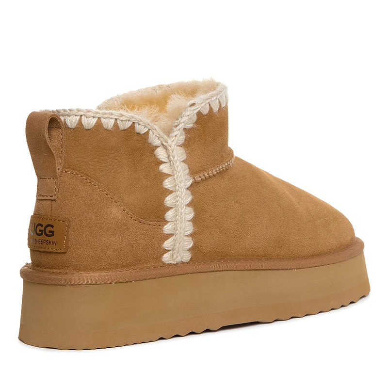 UGG Premium Mini Platform Stitch Boots 2 UGG Premium Mini Platform Stitch Boots - Image 2