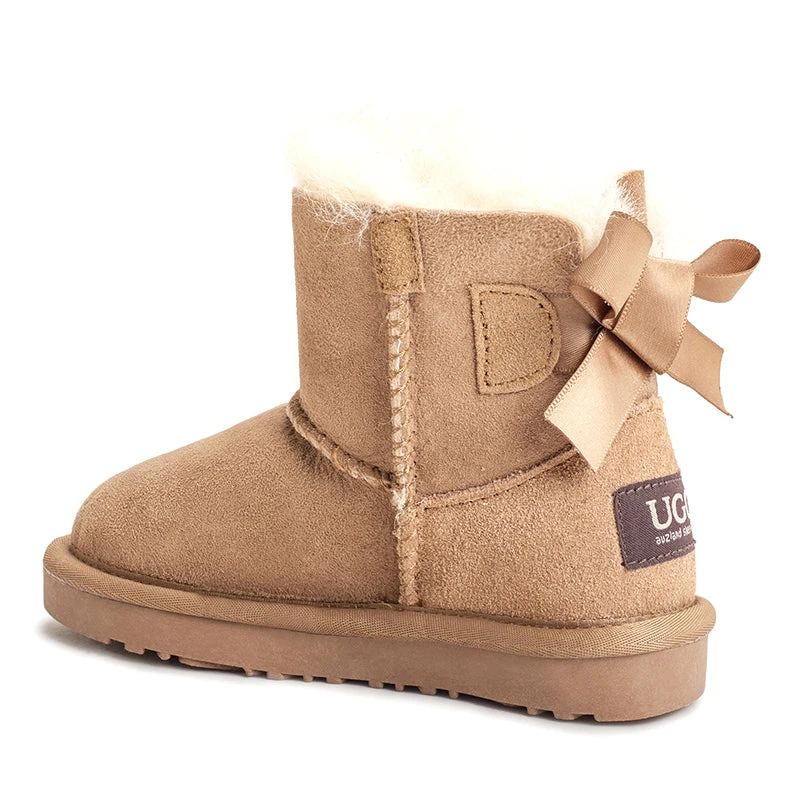 Kids Mini Bow Ugg Boots 8 Kids Mini Bow Ugg Boots - Image 8