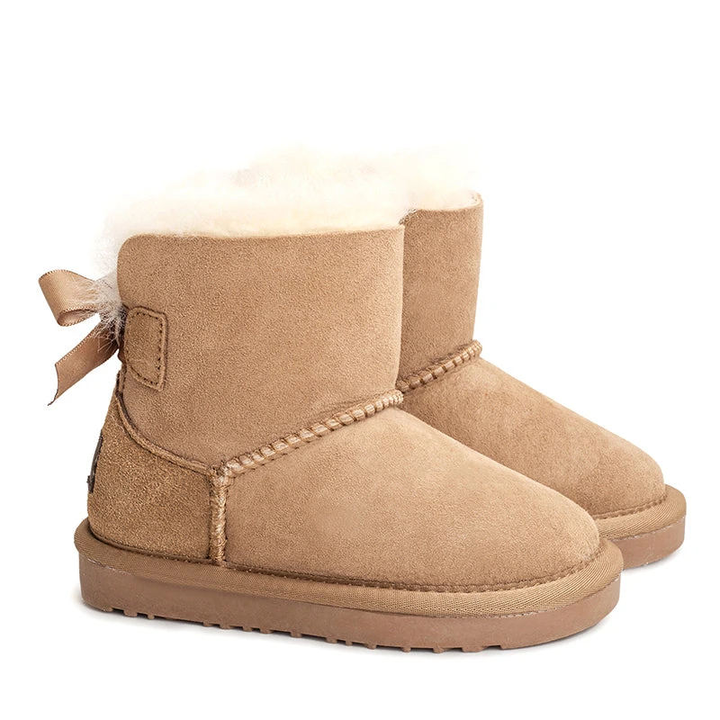 Kids Mini Bow Ugg Boots 9 Kids Mini Bow Ugg Boots - Image 9
