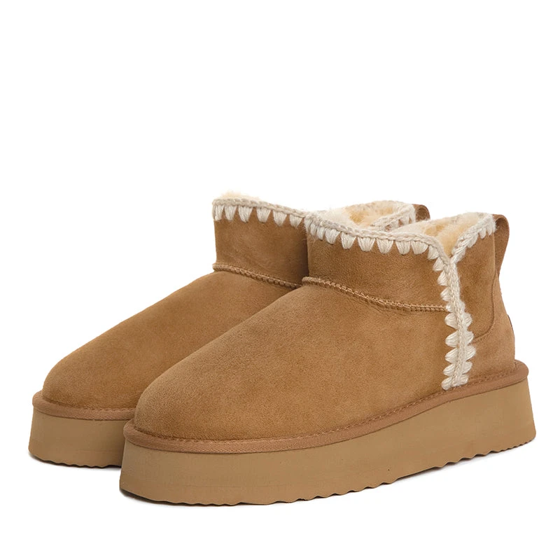 UGG Premium Mini Platform Stitch Boots 4 UGG Premium Mini Platform Stitch Boots - Image 4