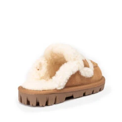 UGG Kids Logo Detachable Scuff -UGG Originals Shop chestnut 03