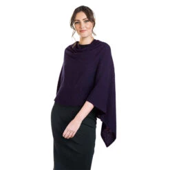 Premium Possum And Merino Wool - Two Way Poncho 13 Premium Possum And Merino Wool - Two Way Poncho -UGG Originals Shop grape