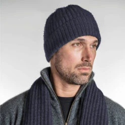 Premium Possum And Merino Wool-Ribbed Beanie -UGG Originals Shop indigo 99948e34 1340 460c a9b6 3866df234200