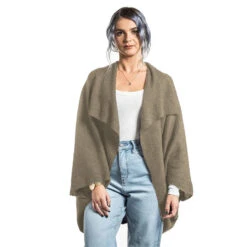 Premium Possum And Merino Wool - Moss Stitch Shrug -UGG Originals Shop mocha