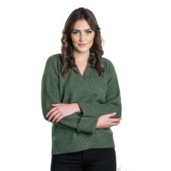 Premium Possum And Merino Wool - V Neck Ribbed Jumper 8 Premium Possum And Merino Wool - V Neck Ribbed Jumper -UGG Originals Shop moss1 b8dc8bf3 9be7 4fcb a160 d07bc5902c51