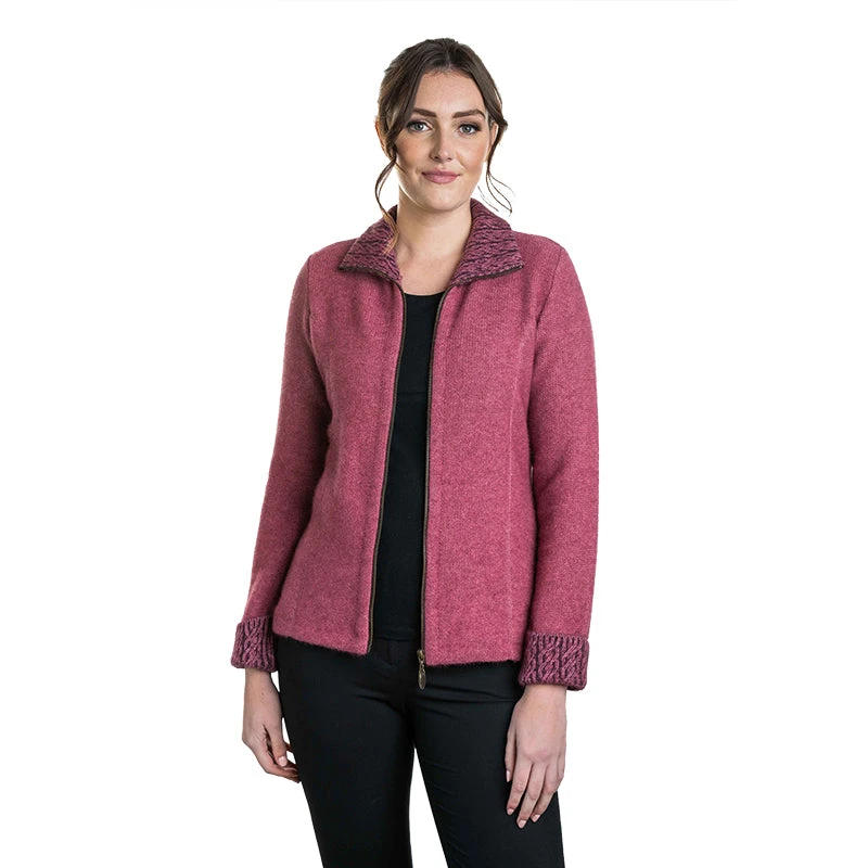 Premium Possum And Merino Wool - Two Tone Trim Jacket 5 Premium Possum And Merino Wool - Two Tone Trim Jacket - Image 5