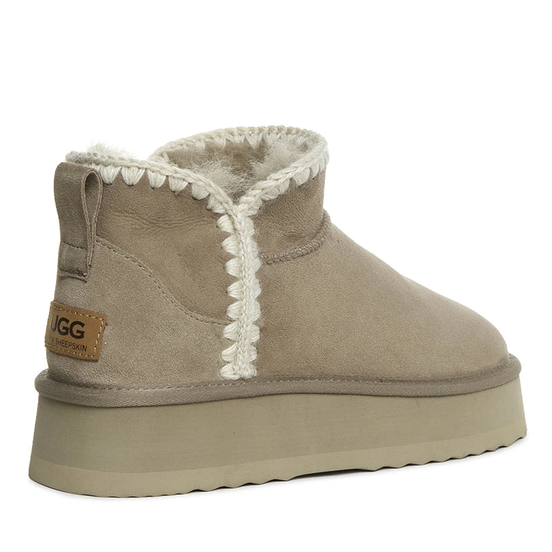 UGG Premium Mini Platform Stitch Boots 6 UGG Premium Mini Platform Stitch Boots - Image 6