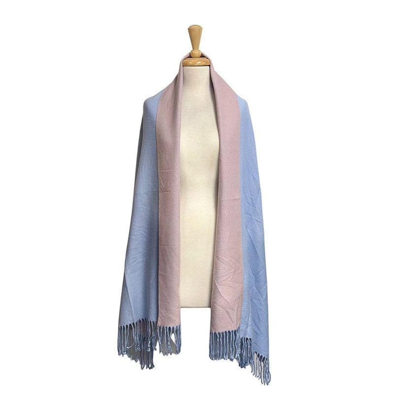 Two Tone Premium Wool Scarf 10 Two Tone Premium Wool Scarf - Image 10