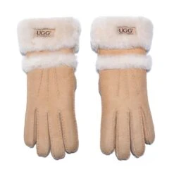 UGG Double Cuff Sheepskin Gloves -UGG Originals Shop ugg double cuff sheepskin gloves 610953