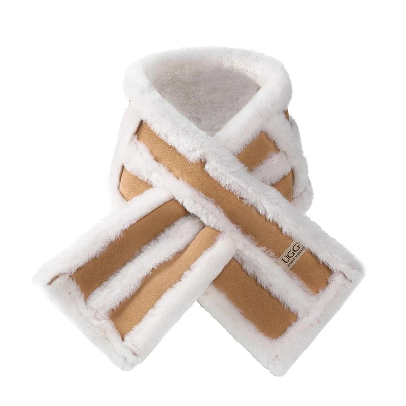UGG Double Cuff Sheepskin Scarf 1 UGG Double Cuff Sheepskin Scarf