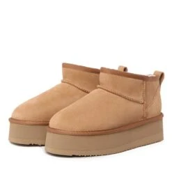 UGG Platinum Mini Suede Platform Boots -UGG Originals Shop ugg platinum mini suede platform boots 683641