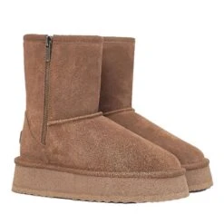 Premium Short Zip Platform Ugg Boots -UGG Originals Shop ugg premium short zip platform boot 390742