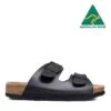 Jumbo UGG Roman Leather Slides- Made In Australia